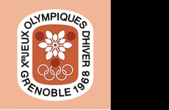 Grenoble 1968 Winter Olympic logo Logo download in high quality