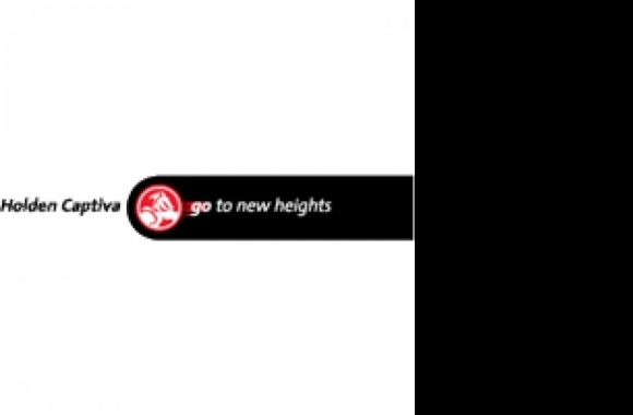 Holden Captiva Go to new heights Logo