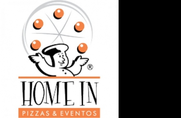 Home In Pizzas & Eventos Logo download in high quality