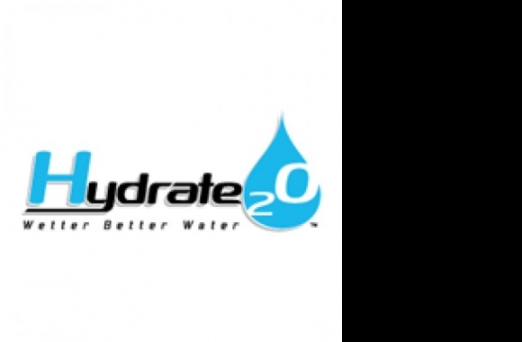 Hydrate2o wetter better water Logo download in high quality