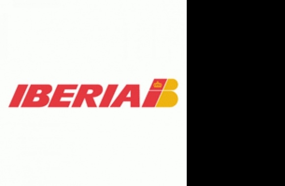 Iberia Airlines Horizontal Logo download in high quality