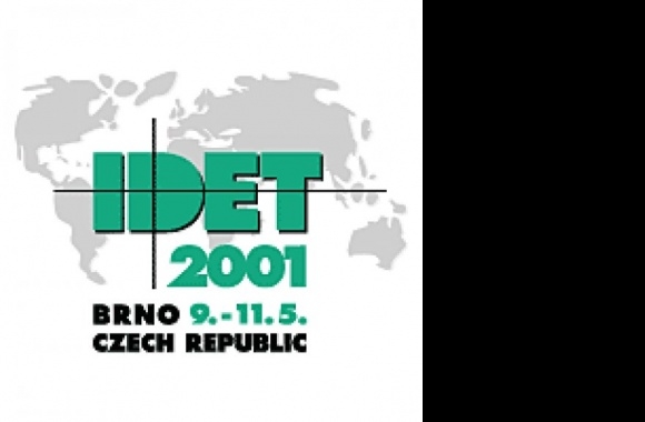 IDET 2001 Logo download in high quality