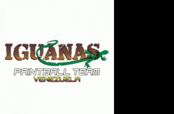 Iguanas Paintball Team Logo Logo