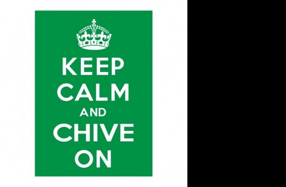 Keep Calm Chive On Logo download in high quality