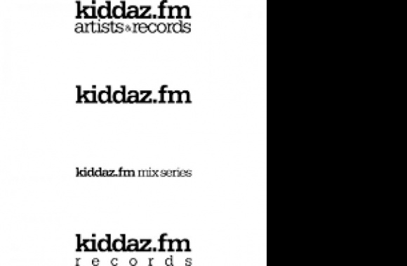 kiddaz.fm Logo download in high quality