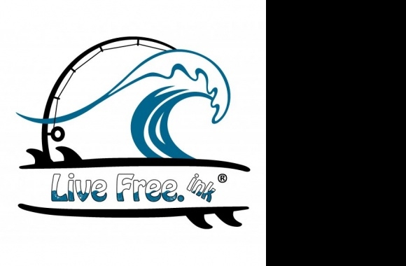 Live Free .Ink Logo download in high quality