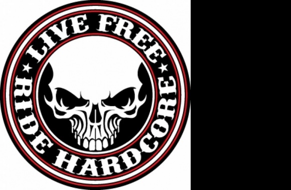 Live Free Ride Hardcore Logo