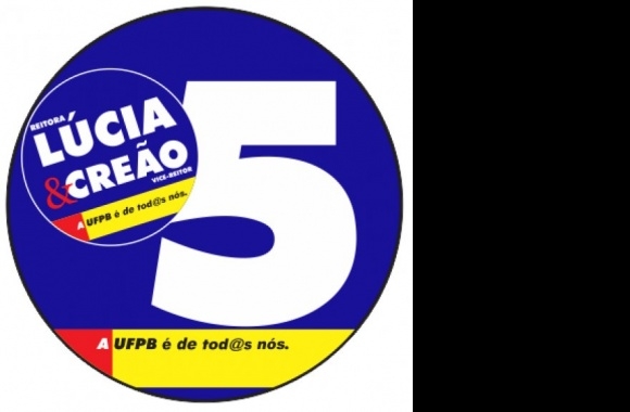 Lúcia e Creão - Chapa 5 - UFPB Logo download in high quality