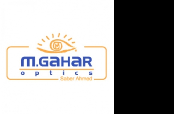 M Gahar Logo download in high quality