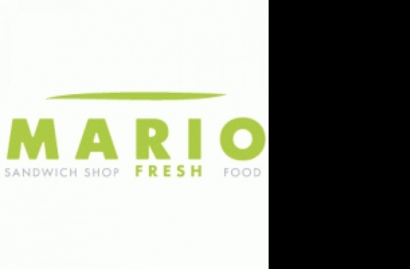 Mario Fresh Food Sandwich Shop Logo