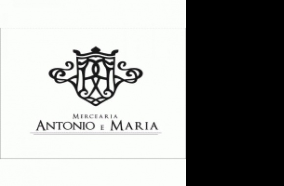 mercearia antonio e maria Logo download in high quality