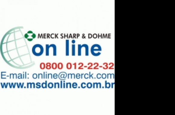 Merck Sharp & Dohme on line Logo download in high quality