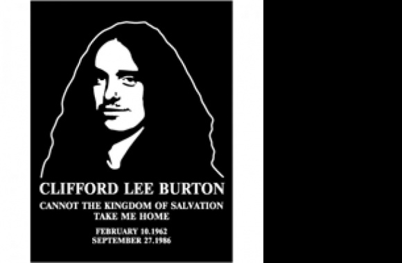 Metallica Bassist Cliff Burton Logo