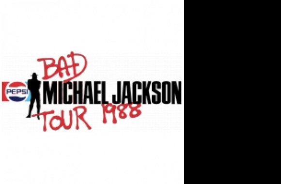 Michael Jackson - Bad Tour 1988 Logo download in high quality