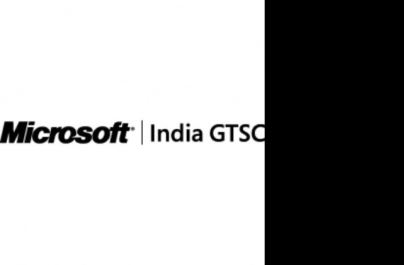 Microsoft India GTSC Logo download in high quality