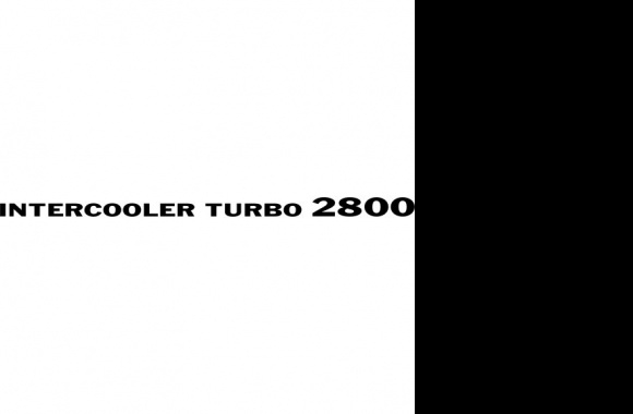 Mitsubishi Intercooler Turbo 2800 Logo