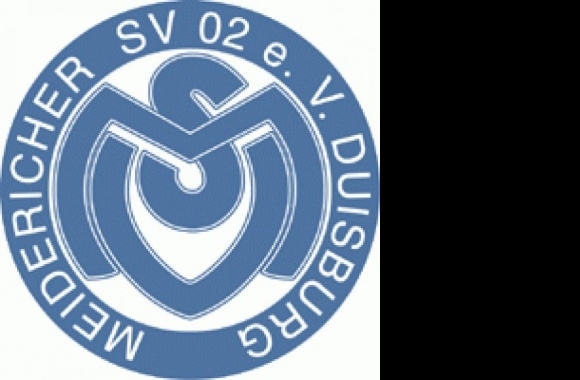 MSV Duisburg (1980's logo) Logo