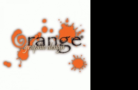 Orange Graphic Design Logo