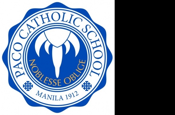 Paco Catholic School, Manila 1912 Logo
