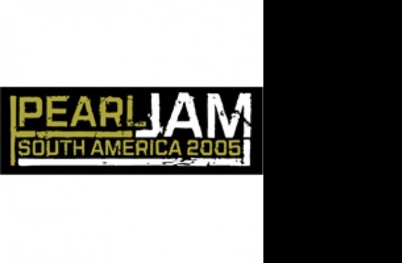 Pearl jam - Southamerica tour 2005 Logo download in high quality