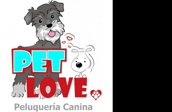 Pet Love, Peluquería Canina Logo download in high quality