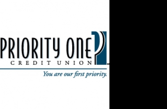 Priority One Credit Union Logo download in high quality