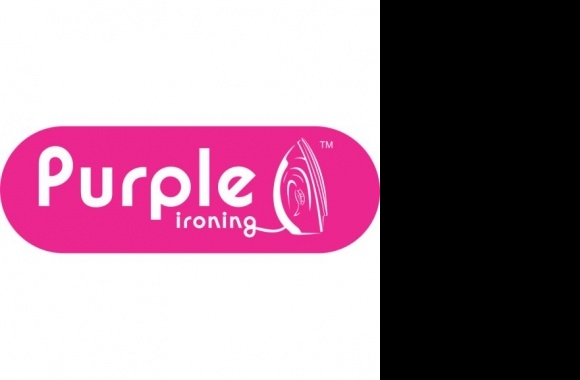 Purple ironing Logo