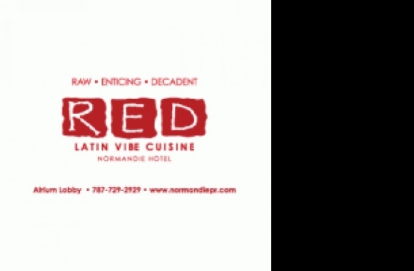 RED Latin Vibe Cuisine Logo
