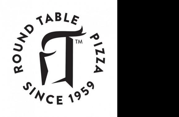 Round Table Pizza Crest Logo Logo