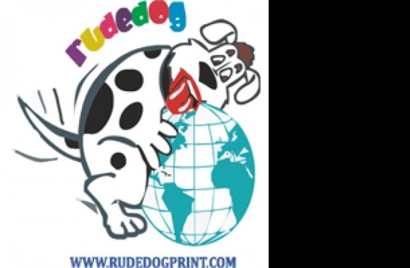 Rude Dog Print Logo download in high quality