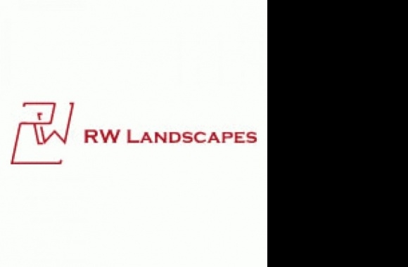 RW Landscapes Logo download in high quality