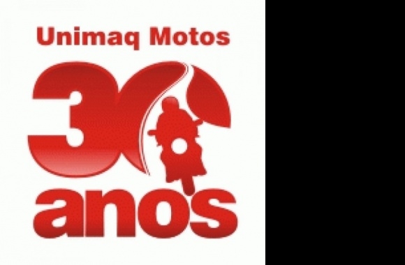 Selo 30 Anos Unimaq Motos Logo