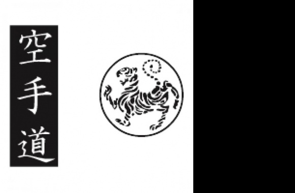 shotokan tiger - karate do kanji Logo