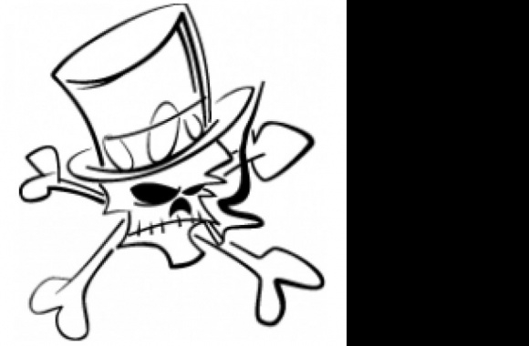 Slash skull logo Logo