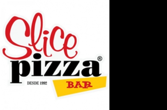 Slice Pizza Bar Logo download in high quality