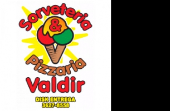 Sorveteria e Pizaria do Valdir Logo download in high quality