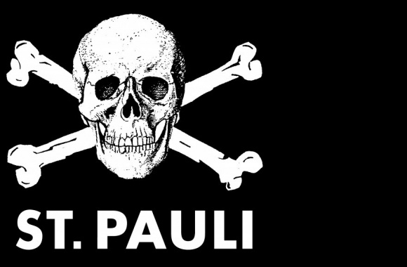 st pauli_skull Logo download in high quality