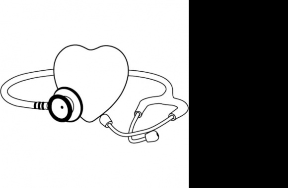 Stethoscope with Heart Logo