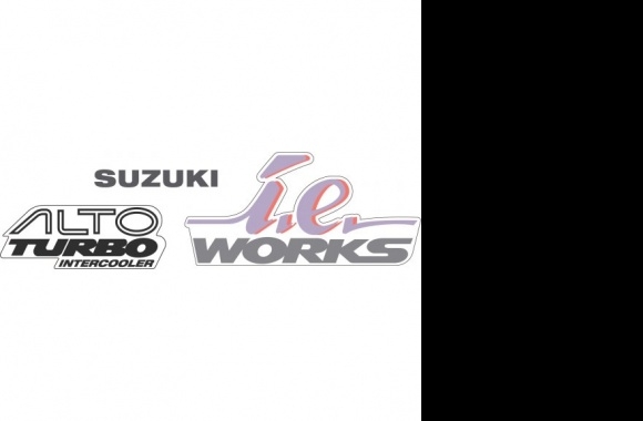 SUZUKI ALTO IE WORKS DECAL KIT Logo