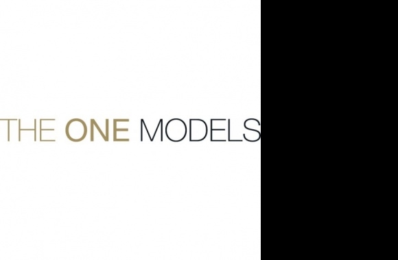 The One Models Logo download in high quality