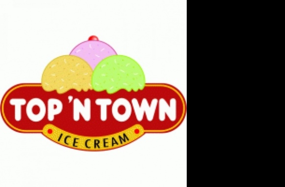 Top 'N' Town Ice Cream Logo download in high quality