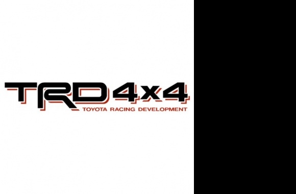 Toyota trd 4x4 Logo download in high quality