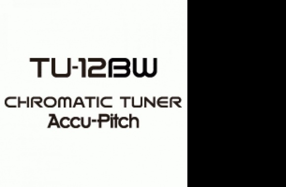 TU-12BW Chromatic Tuner Accu-Pitch Logo download in high quality