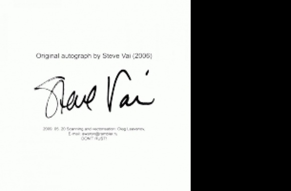 Vai Steve Logo download in high quality