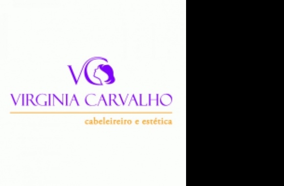 Virginia Carvalho cabeleireiro Logo download in high quality