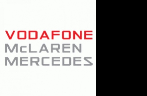 Vodafone McLaren Mercedes F1 Logo download in high quality