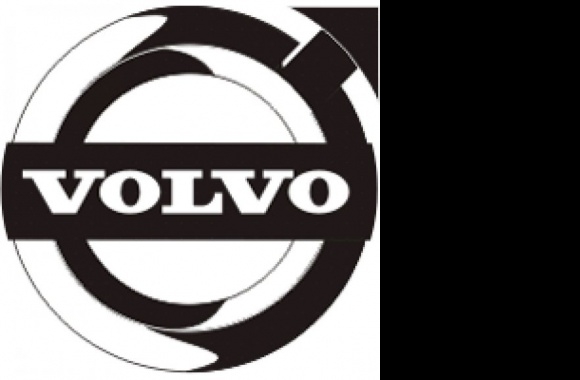 volvo black&white Logo