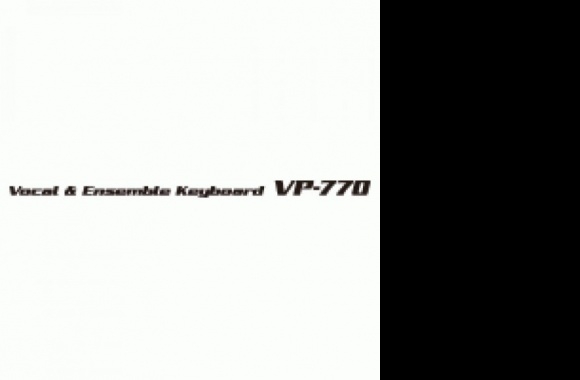 VP-770 Vocal & Ensemble Keyboard Logo
