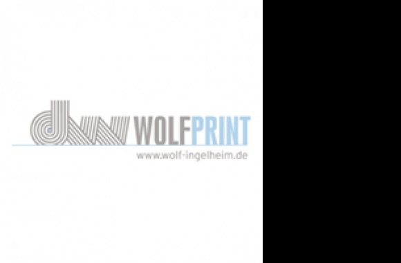 Wolf Print Logo download in high quality