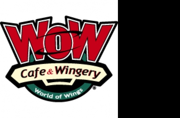 WOW Cafe & Wingery Logo download in high quality